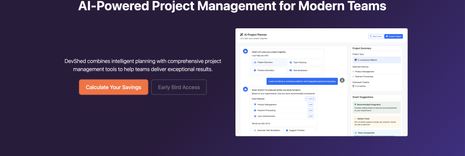 DevShed: Where AI Meets Project Management